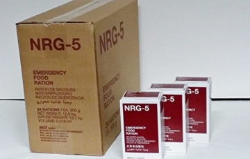 Notverpflegung, NRG-5, 1 Karton mit 24 Packungen a 500 g, Notration - 