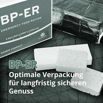 BP ER Elite Emergency Food 24 x 500 Gramm Einheit Langzeitnahrung für Outdoor, Camping und in Krisensituationen (BPA-Frei und HALAL) - 3