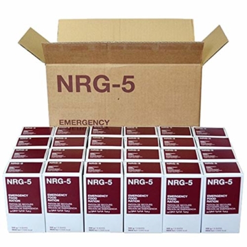 Notverpflegung, Krisennahrung, NRG-5, 1 Karton mit 24 Packungen a 500 g, (9 Riegel) - 1