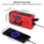 Outdoor Solar Radio, Multifunktion Tragbares Outdoor Radio Kurbelradio für Notfälle,mit AM/FM Wetter Radio, mit LED Taschenlampe/mit 2000mAh Eingebaute Batterie Power Bank, Notfall SOS Alarm
