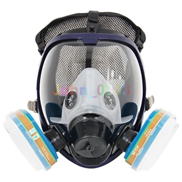 Komplette Anzug 6800 Malerei Spraying Full Face Atemschutzmaske Gasmaske Breather - 3