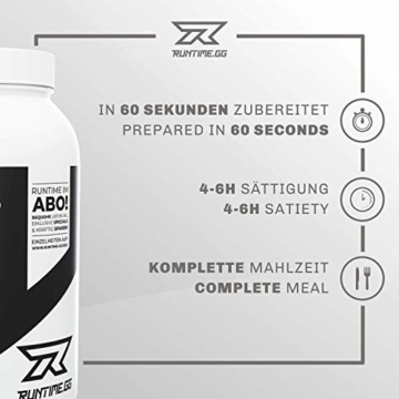 Runtime Next Level Meal Coffee - vollwertiger Nahrungsersatz, Sättigung (5-6 Stunden), Energie und Leistungsfähigkeit, mit Vitaminen und Nährstoffen und Aminosäuren, 1,65kg - 11 Mahlzeiten - 2