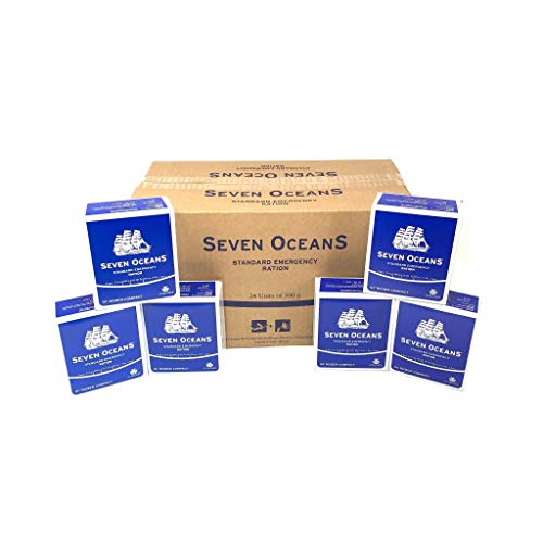 Seven Oceans 2 Monats-Überlebens Food Pack 24 x 500g Long Life Biscuit ...