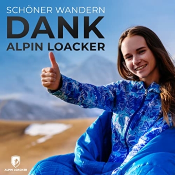 Alpin Loacker - ultraleichter Schlafsack mit 460g | Der Premium Daunenschlafsack mit kleinem packmaß für den Sommer und Camping - 6
