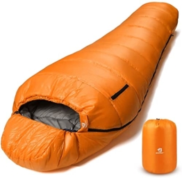 Bessport Schlafsack -10℃ 4 Jahreszeiten Winter Mumienschlafsack Wasserabweisend Schlafsack für Reise Zelten Camping Outdoor Camping oder Indoor - 1