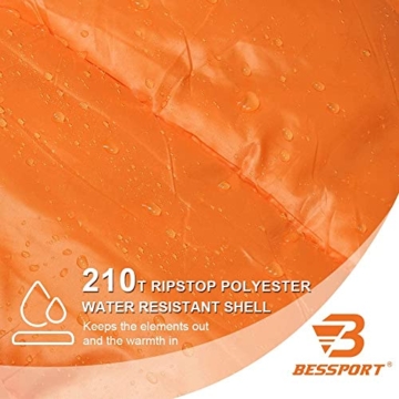 Bessport Schlafsack -10℃ 4 Jahreszeiten Winter Mumienschlafsack Wasserabweisend Schlafsack für Reise Zelten Camping Outdoor Camping oder Indoor - 4