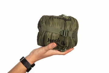 Snugpak Jungle Bag, Schlafsack mit Reißverschluss auf der linken Seite, Unisex, 92255, olivgrün, Reißverschluss Links - 4