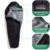 Steinwood Premium Schlafsack koppelbar extra breit 3-4 Season 210cm - Outdoor-Schlafsack, Mumien-Schlafsack, Hütten-Schlafsack (3/4 Season - Anthrazit - Zipper Beidseitig) - 2