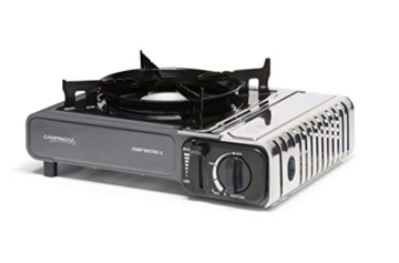 Campingaz Camp Bistro 3 Gaskocher, 1-flammig, Campingkocher, 2.200 Watt Leistung, kompakter Outdoorkocher, inklusive Tragekoffer für einfachen Transport, Schwarz - 1