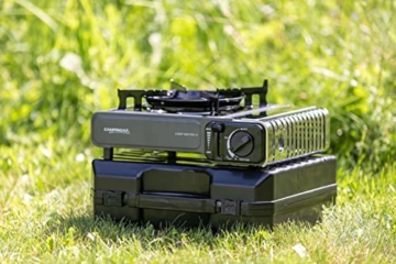 Campingaz Camp Bistro 3 Gaskocher, 1-flammig, Campingkocher, 2.200 Watt Leistung, kompakter Outdoorkocher, inklusive Tragekoffer für einfachen Transport, Schwarz - 10
