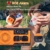 Kurbelradio mit Batterie Notfall Ausrüstung, 5000mAh Tragbare Solar Kurbelradio Notfall Weltempfänger mit Handyladefunktion AM FM mit Taschenlampe, Leselampen, SOS-Alarm, Wasserdicht, Wandern, Camping - 4