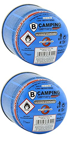 Magnum Schlüsselband mit Camping&Gaskocher Set E190 mit Gaskartuschen Gasherd/Kochfeld 1-flammig geeignet für Outdoor, Freizeit, Wanderung, Picknick Camping und Veranstaltungen (Blau10K, Kunststoff) - 7