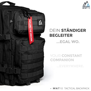 MNT10 Outdoor Rucksack 28L & 40L I Taktischer Rucksack Herren, Damen I US Cooper Rucksack I Arbeitsrucksack Herren I Army Rucksack Militär I Backpack für Travel, Arbeit, Schule, Sport, Bushcraft - 2