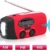 Notfall-Solarradio,Solarbaby Selbstbetriebenes Kurbelradio mit LED-Taschenlampe, AM/FM Wetter Wind Up Radio mit 2000mAh Akku für Notladung von Smartphone - 3