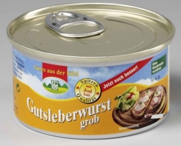 12 Dosen a 125g Dosenwurst, 6 Sorten je 2 Dosen, insgesamt 1,5 kg , Lebensmittelvorrat Konserven - 2