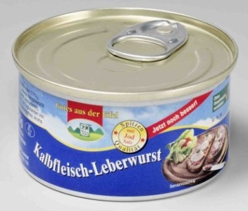 12 Dosen a 125g Dosenwurst, 6 Sorten je 2 Dosen, insgesamt 1,5 kg , Lebensmittelvorrat Konserven - 3