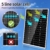 600 Watt Solar-Windset, 12 V, Komplett-Set mit 2000 W Inverter: 1 x 400 W Windturbinengenerator + 2 x 100 W Mono-Solarpanel, hohe Effizienz + PWM-Laderegler + Kabel + Halterung - 5
