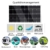 600W Tragbares Solarpanel, monokristallin (hohe Effizienz) Solarladung mit 60 A Controller USB-Ausgang zum Aufladen von 12V-Batterien (belüftetes AGM-Gel) - für Wohnmobil, Wohnwagen,Boote, Dächer - 4