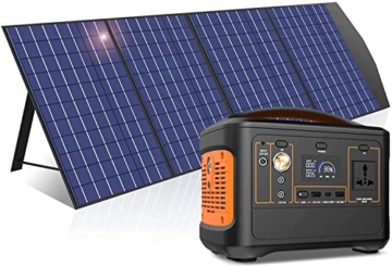 ACEHE 600W Tragbares Kraftwerk PowerBank,Mit Tragbares Solarpanel 100 W,YW500 Lithium-Lonen,Perfekte Tragbares Generator (100W Soar Pane+600w Solar Generatoras) - 1