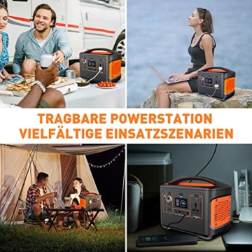 ACEHE 600W Tragbares Kraftwerk PowerBank,Mit Tragbares Solarpanel 100 W,YW500 Lithium-Lonen,Perfekte Tragbares Generator (100W Soar Pane+600w Solar Generatoras) - 6