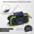 AirGearPro Kurbelradio mit Handyladefunktion Solar, 5000 mAh Powerbank mit USB-Ausgang, FM/AM, Dynamo, IPX5 wasserdicht, LED-Taschenlampe, Notfallradio ideal für Outdoor, Reisen, Wandern - 6