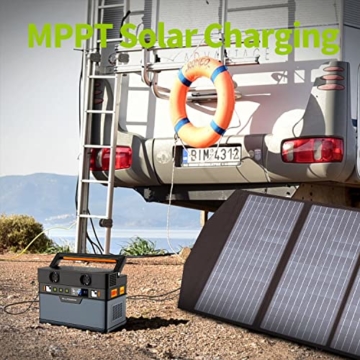 ALLPOWERS 606Wh 700W (1400W Spitzenwert) Tragbares Powerstation AKKU Solargenerator Mobiler Stromspeicher Power Station mit 1x 140W Solarpanel für Home Notfall Camping Freien Garten Reise - 7