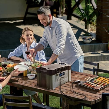 ALLPOWERS Tragbares Powerstation (S2000) 1500Wh 2000W AKKU Solargenerator Mobiler Stromspeicher Power Station(4000W Spitzenwert) mit 2x 100W Faltbares Solarpanel für Home Notfall Camping RV Reise - 7