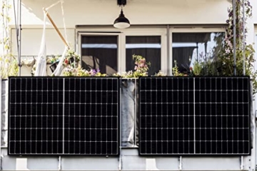 Balkonkraftwerk Komplett Set Solarpaket für Zuhause 600W Wlan Kompatibler Mikrowechselrichter inklusive Schuko Stecker - 6