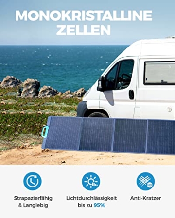 BLUETTI Solargenerator AC200MAX 2048Wh mit 3 PV200 200W Solarpanel, LiFePO4 Batterie Powerstation mit 4 2200W AC Steckdosen, Stromspeicher Notstromaggregat für Stromausfall, Reise und Camping - 3