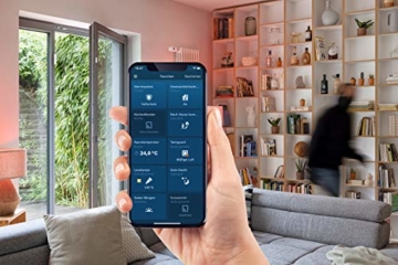 Bosch Smart Home Starter Set Einbruchschutz mit Rauchmelder und Tür-/Fensterkontakt, mit App Steuerung, kompatibel mit Apple Homekit - Amazon Edition - 5