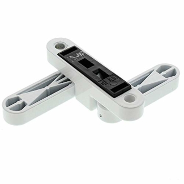 BURG-WÄCHTER Tür- und Fensterriegel, Einbruchschutz für Fenster und Türen, Abschließbar, Beidseitig verwendbar, WinSafe WD 3 W SB GL, Weiß - 2