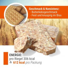 CONVAR-7 - High Energy Bar Multi Vitamin, benutzbar als Notvorrat, Notverpflegung, Notration, für Outdoor Aktivitäten, Krisenvorsorge - wertvolle Inhaltsstoffe - kompakte Verpackung - 125g (12Stück) - 5