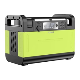 CTECHi Tragbare Powerstation 1210Wh, Mobiler Stomespeicher LiFePO4 Batterie mit 1500W 230V AC Steckdosen, DC, USB,TYP-C, Solar Generator für Camping,Heimwerken und Notstromaggregat - 1