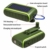 CXYP Powerbank Solar Ladegerät, 12000mAh Kurbel Power Bank Solar Generator mit Dual USB Ausgängen und Taschenlampe Externer Akku für Smartphones, Tablets und Camping - 4