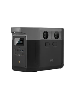 EcoFlow DELTA Max tragbarer Solar-Generator, 2016 Wh, mit 4 Anschlüssen, AC 2400 W (4600 W Überspannung) für Outdoor, Reisen und Camping im Wohnmobil - 1