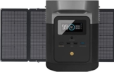 ECOFLOW DELTA Mini-Solargenerator 882Wh mit 220W-Solarpanel, 2 x 1400W AC-Ausgang (2100W Spitze), tragbares Kraftwerk für Outdoor-Camping, Wohnmobil, Hochleistungsgeräte - 1