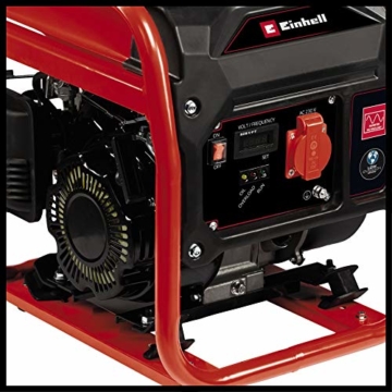 Einhell Stromerzeuger (Benzin) TC-IG 1100 (max 1400 W, 6,5 L Tank, Inverter, 1000 W Dauerleistung, 4-Takt-Motor, 1x 230 V, Ölmangelsicherung, Überlastschutz, Voltmeter) - 2