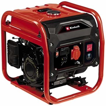 Einhell Stromerzeuger (Benzin) TC-IG 1100 (max 1400 W, 6,5 L Tank, Inverter, 1000 W Dauerleistung, 4-Takt-Motor, 1x 230 V, Ölmangelsicherung, Überlastschutz, Voltmeter) - 1