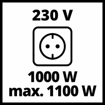 Einhell Stromerzeuger (Benzin) TC-IG 1100 (max 1400 W, 6,5 L Tank, Inverter, 1000 W Dauerleistung, 4-Takt-Motor, 1x 230 V, Ölmangelsicherung, Überlastschutz, Voltmeter) - 7