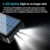 GDZTBS Solar Powerbank, 100000mah Tragbares Wireless Solar Ladegerät Externer Akku Mit Led Taschenlampen Hoher Kapazität wasserdichte Außen Power Bank - 3