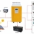Gowe Komplettes Solarsystem, 2400 W Solarpanel mit 8 Kw Hybrid-Solar-Wechselrichter, Batterien, Montage-Z-Halterungen, Kabel, vollständig netzunabhängiges Set - 2