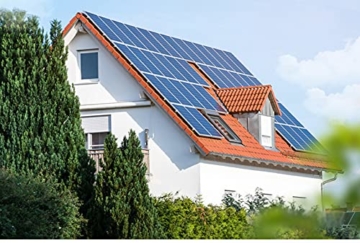 Gowe Komplettes Solarsystem, 2400 W Solarpanel mit 8 Kw Hybrid-Solar-Wechselrichter, Batterien, Montage-Z-Halterungen, Kabel, vollständig netzunabhängiges Set - 3