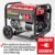 HECHT Notstromaggregat – 3000W– Stromaggregat mit Fahrwerk – 7,0 PS Benzin 4-Takt Motor – 2x 230V – 1x 12V – Ölmangelschutz – 15 l Tank – Tankanzeige – Stromerzeuger für mobile Stromversorgung - 2
