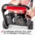 HECHT Notstromaggregat – 3000W– Stromaggregat mit Fahrwerk – 7,0 PS Benzin 4-Takt Motor – 2x 230V – 1x 12V – Ölmangelschutz – 15 l Tank – Tankanzeige – Stromerzeuger für mobile Stromversorgung - 9