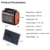 HXRHDX Solargenerator 8000 Mah Powerstation mit Solarpanel Kapazität und Paneelen Inklusive Beleuchtung und Multifunktionaler Notstromaggregat Solar - 7