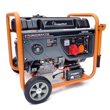 KnappWulf KW8300 Benzin Generator Notstomaggregat 3-phasen 230V+400V - 1