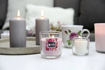 Müller Stumpenkerzen - Set mit 6 Säulenkerzen - Farbe Elfenbein - 68 x 135 mm - Lange Brenndauer: 40 Stunden - Tropffrei Wachskerzen, Ohne Duft - BSS Brandschutz - RAL Qualität - 7