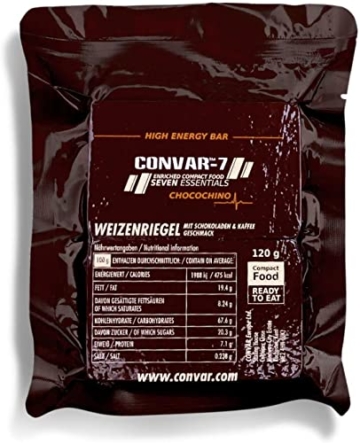 n. v. - High Energy Bar Mix, benutzbar als Notvorrat, Notverpflegung, Notration, für Outdoor Aktivitäten, Krisenvorsorge - wertvolle Inhaltsstoffe - kompakte Verpackung -3 x 125g - 2