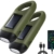PKKP Handkurbel Wiederaufladbare Taschenlampe, 2PCS Solar LED Taschenlampe mit Powerbank, Dynamo Taschenlampe USB Aufladbar mit Wandern Schnalle, Taschenlampe Kurbel für Notfall/Outdoor/Camping - 1