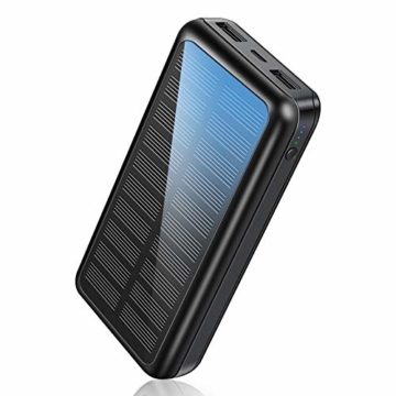 Power Bank 30000mAh Schnelles Aufladen Tragbares Ladegerät mit USB-C Eingang, Soluser Externer Akku mit Automatische Erkennen Technologie Solar Powerbank für iPhone, Samsung, Huawei, iPad und mehr - 1